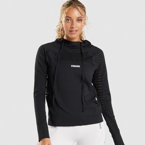 *NEW* Gymshark Energy Seamless Hoodie - Black
